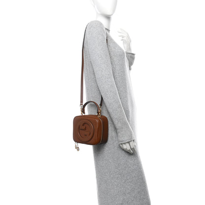 Gucci Sakai Be Green Calfskin Diagonal Stitched Blondie Top Handle Bag Cuir 2 of 11