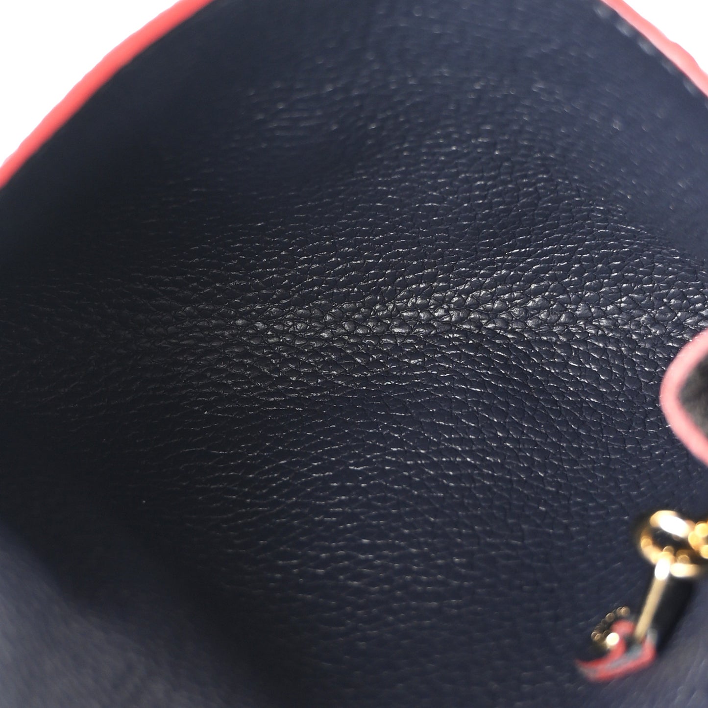 Empreinte Key Pouch Marine Rouge