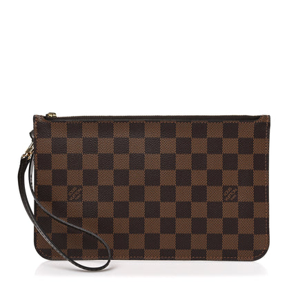 Louis Vuitton Damier Ebene Neverfull MM GM Pochette 1 of 8