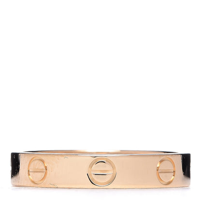 Cartier 18K Yellow Gold 3.5mm LOVE Wedding Band Ring 53 6.25 3 of 4
