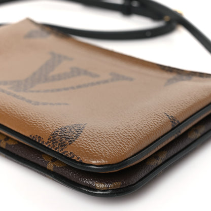 Louis Vuitton Reverse Monogram Giant Double Zip Pochette 9 of 9