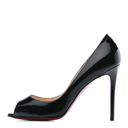 Christian Louboutin Patent Mater Claude 100 Pumps 38 Black 1 of 8
