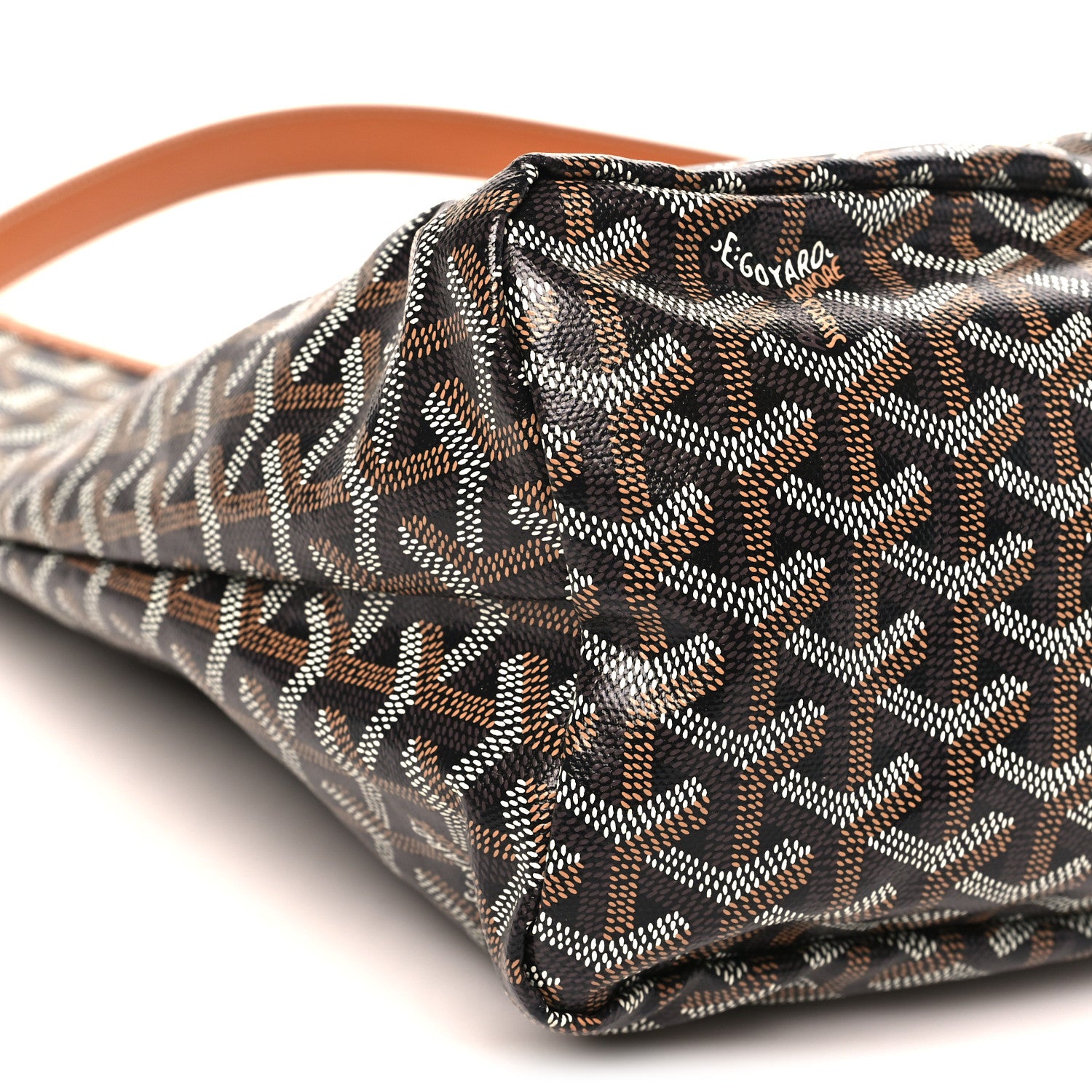 Goyard Goyardine Boheme Hobo Black Gold 10 of 11