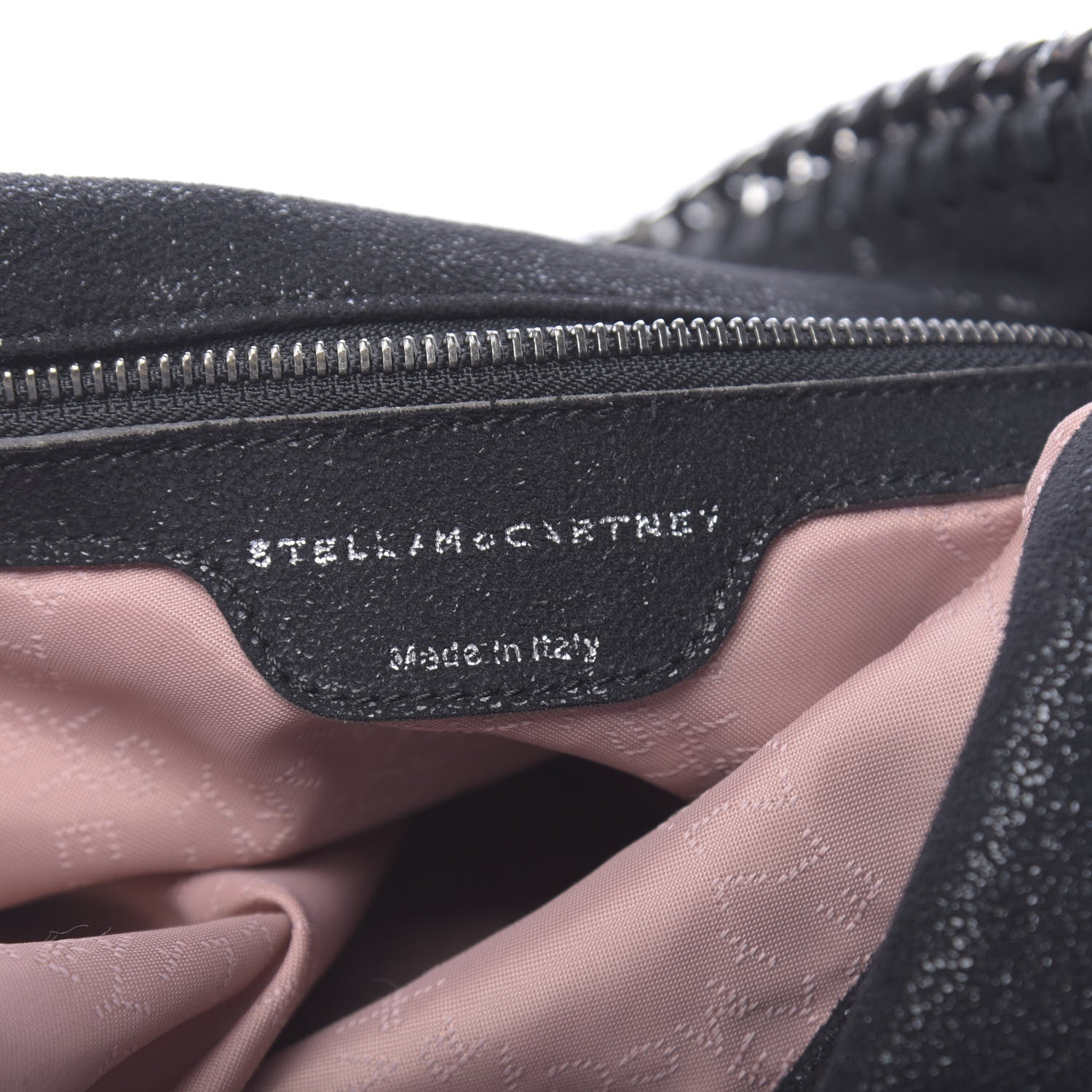 Stella McCartney Shaggy Deer Falabella Fold Over Tote Black 6 of 9