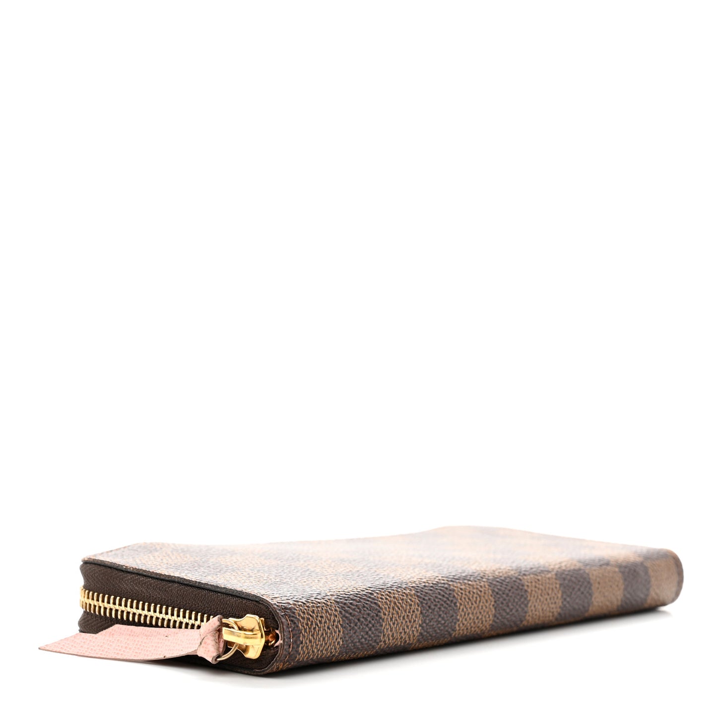Damier Ebene Clemence Wallet Rose Ballerine