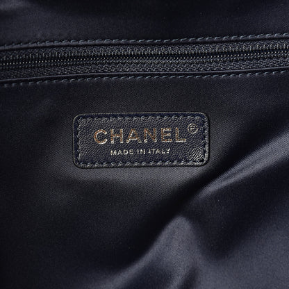 Chanel Tweed Nylon Quilted Astronaut Essentials Backpack Navy 6 of 10