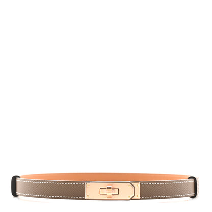 Hermes Epsom Kelly Belt Etoupe 1 of 5