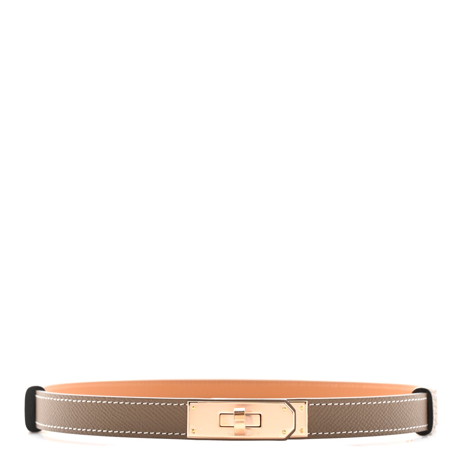 Hermes Epsom Kelly Belt Etoupe 1 of 5