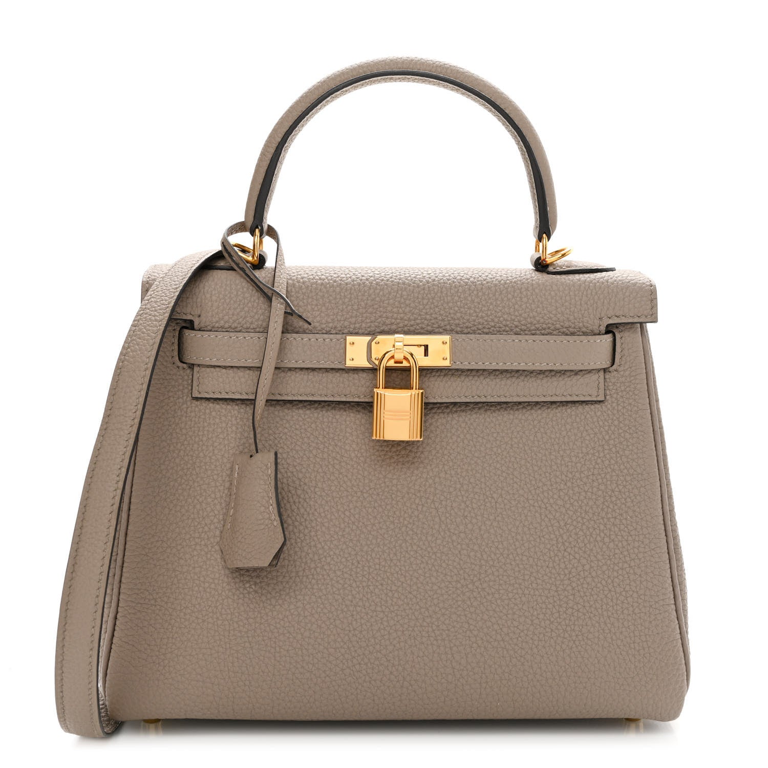 Hermes Togo Kelly Retourne 25 Gris Asphalte 1 of 9