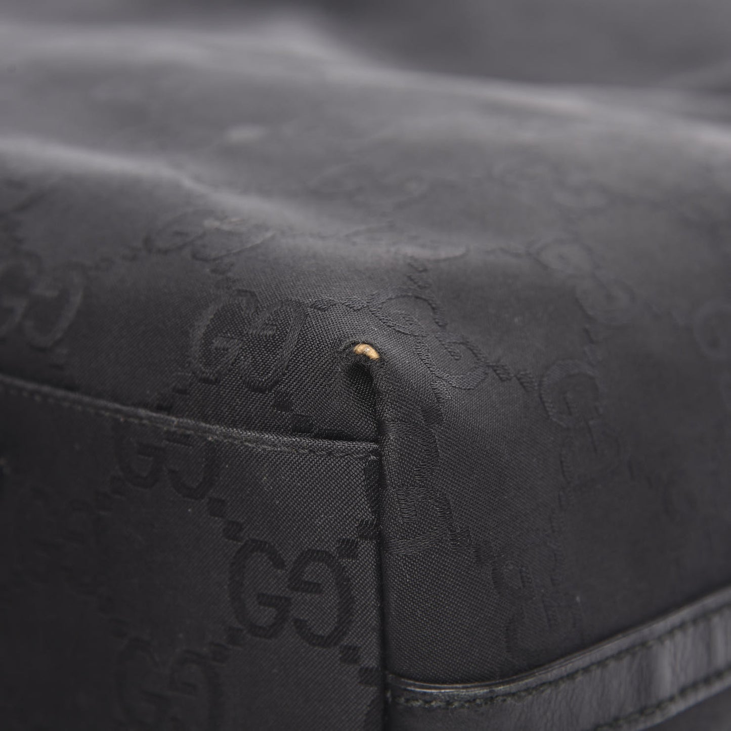Canvas Monogram Gifford Shopping Tote Black