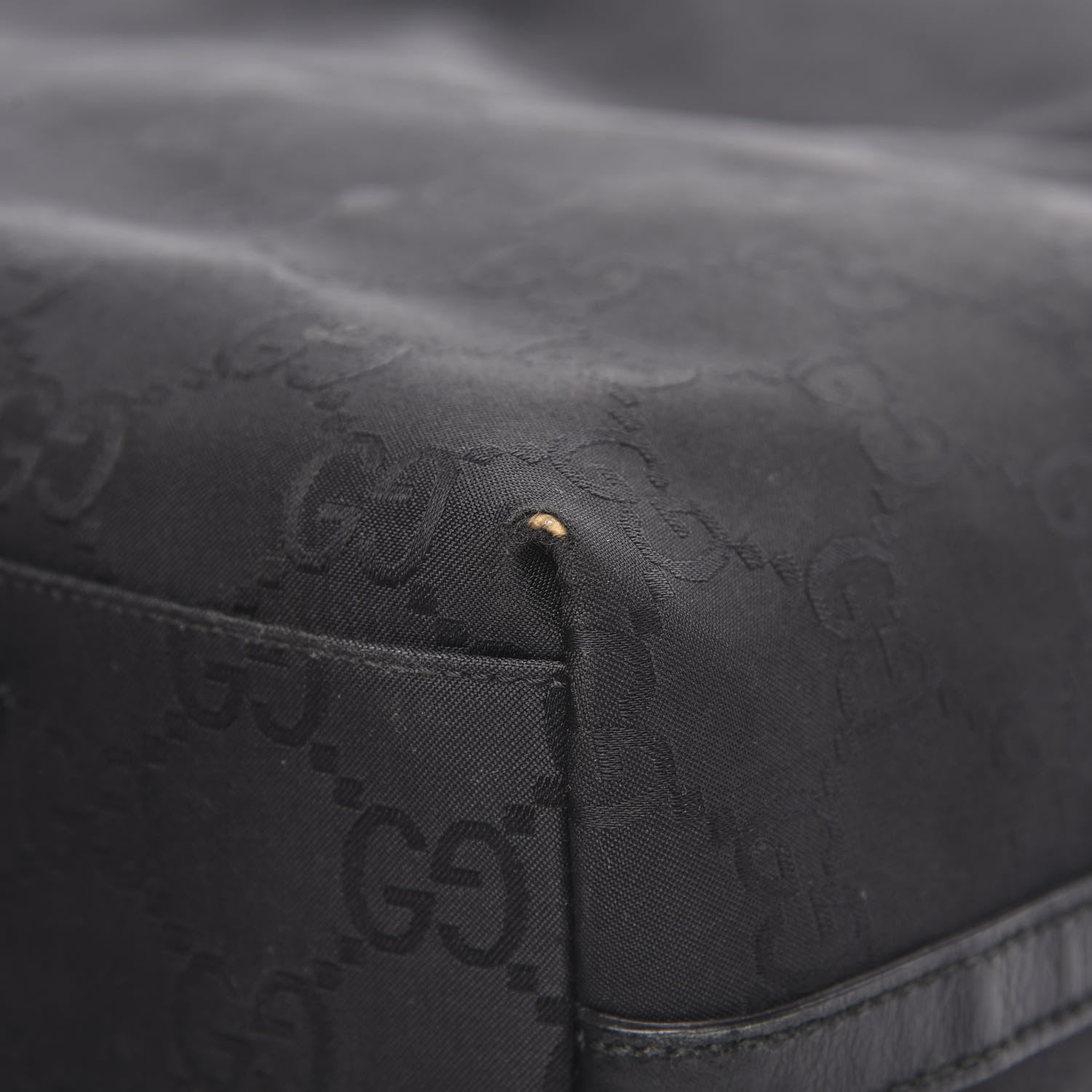 Gucci Canvas Monogram Gifford Shopping Tote Black 11 of 12