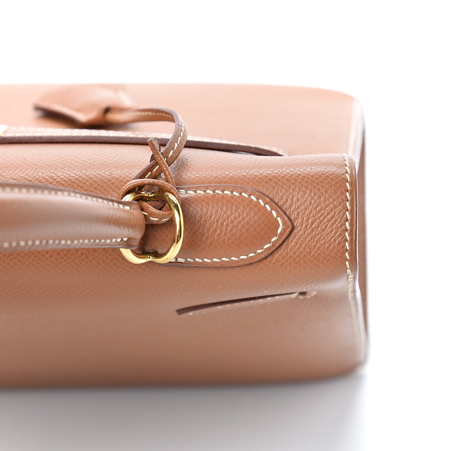 Hermes Courchevel Kelly Sellier 32 Gold 9 of 41