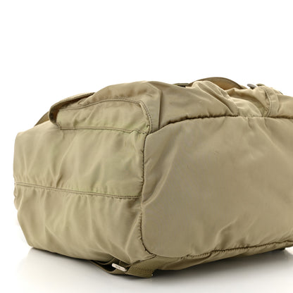 Prada Tessuto Nylon Vela Medium Backpack Beige Beige 9 of 10