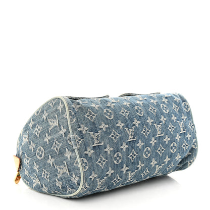 Louis Vuitton Monogram Denim Neo Speedy Blue 4 of 19