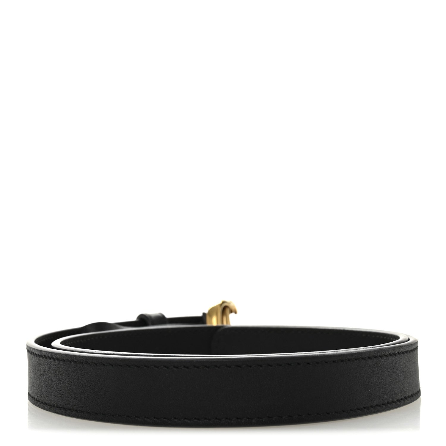 Gucci Calfskin Double G 20mm Belt 70 28 Black 2 of 5