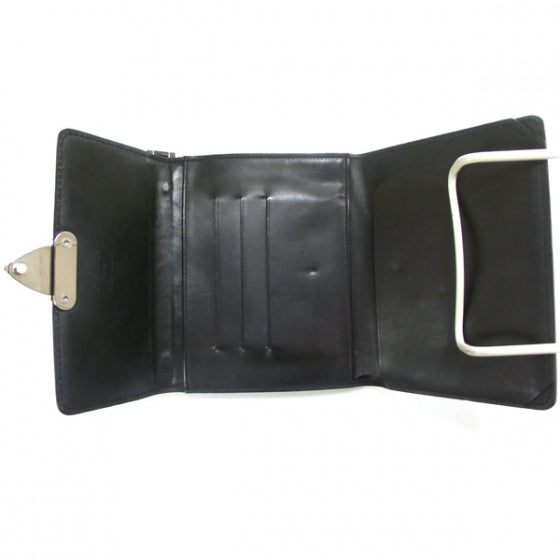 Vernis Glace Anouchka PM Wallet Black