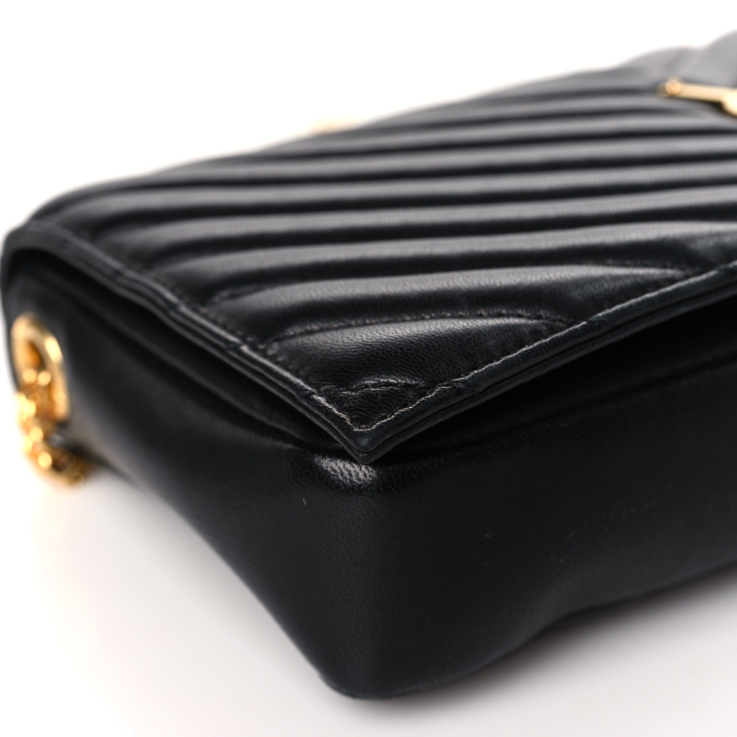 Saint Laurent Lambskin Matelasse Monogram Kate 99 Black 8 of 9