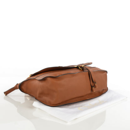 Chloe Calfskin Large Marcie Satchel Tan 4 of 8