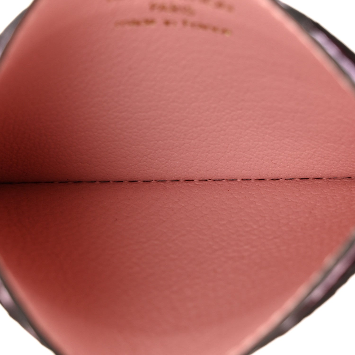 Louis Vuitton Metallic Snakeskin Card Holder Pink 5 of 7