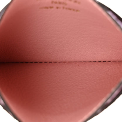 Louis Vuitton Metallic Snakeskin Card Holder Pink 5 of 7