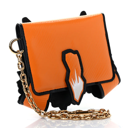 Louis Vuitton Epi Calfskin Grace Catogram Cat Card Holder Orange 2 of 5