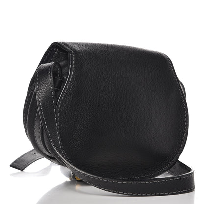 Chloe Calfskin Mini Marcie Round Crossbody Bag Black 3 of 6