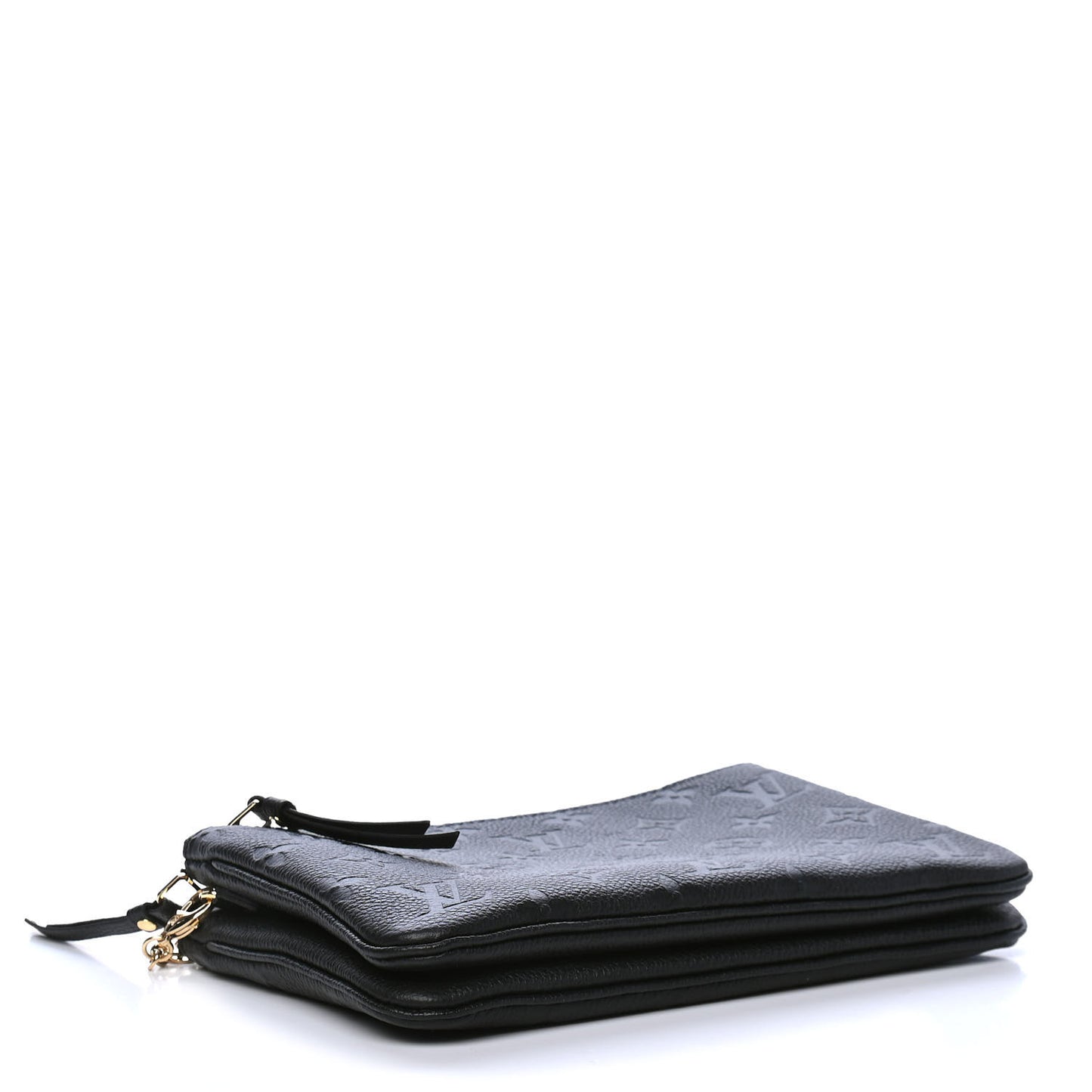 Empreinte Double Zip Pochette Black