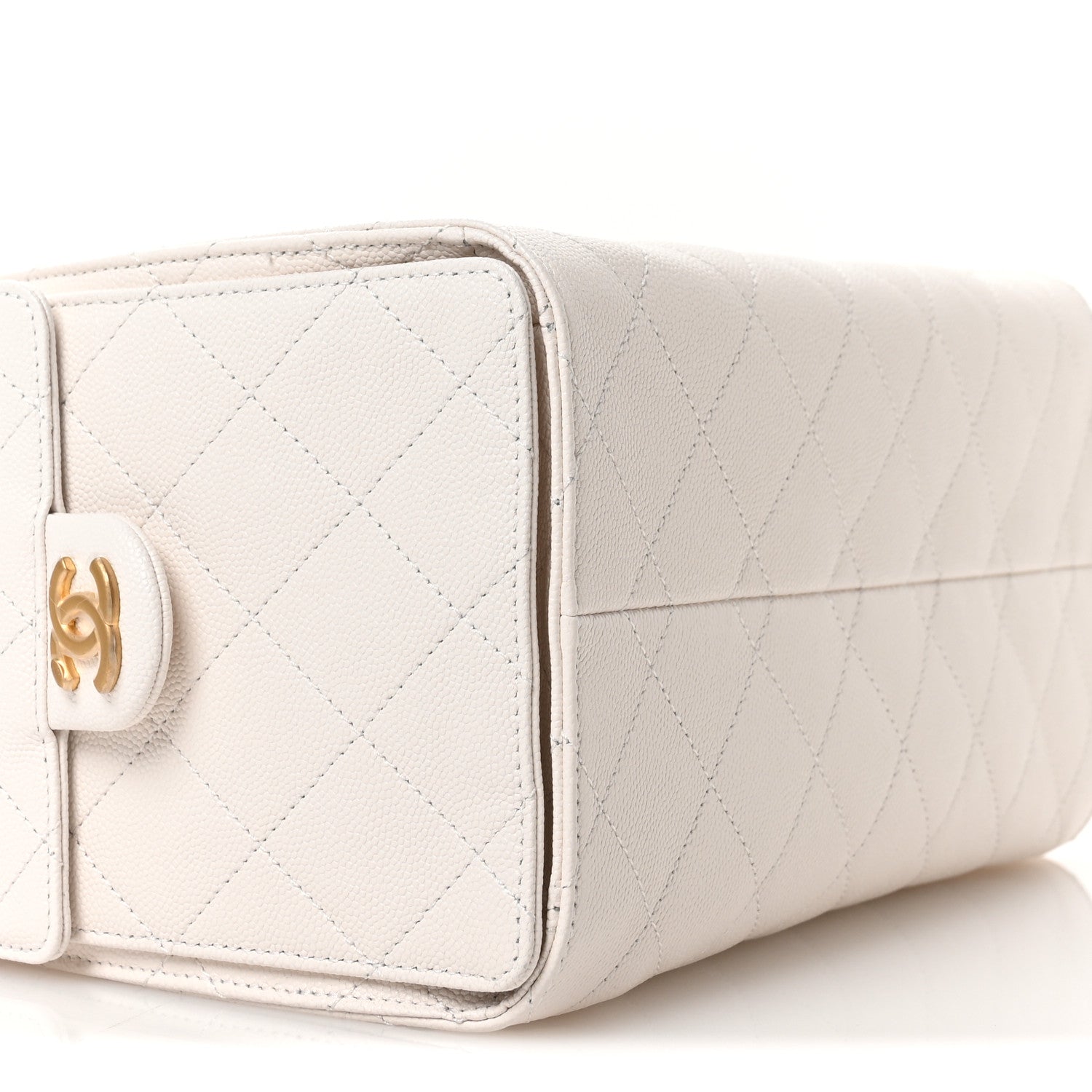 Chanel Caviar Quilted Small Chanel 25 Handbag White 9 of 11