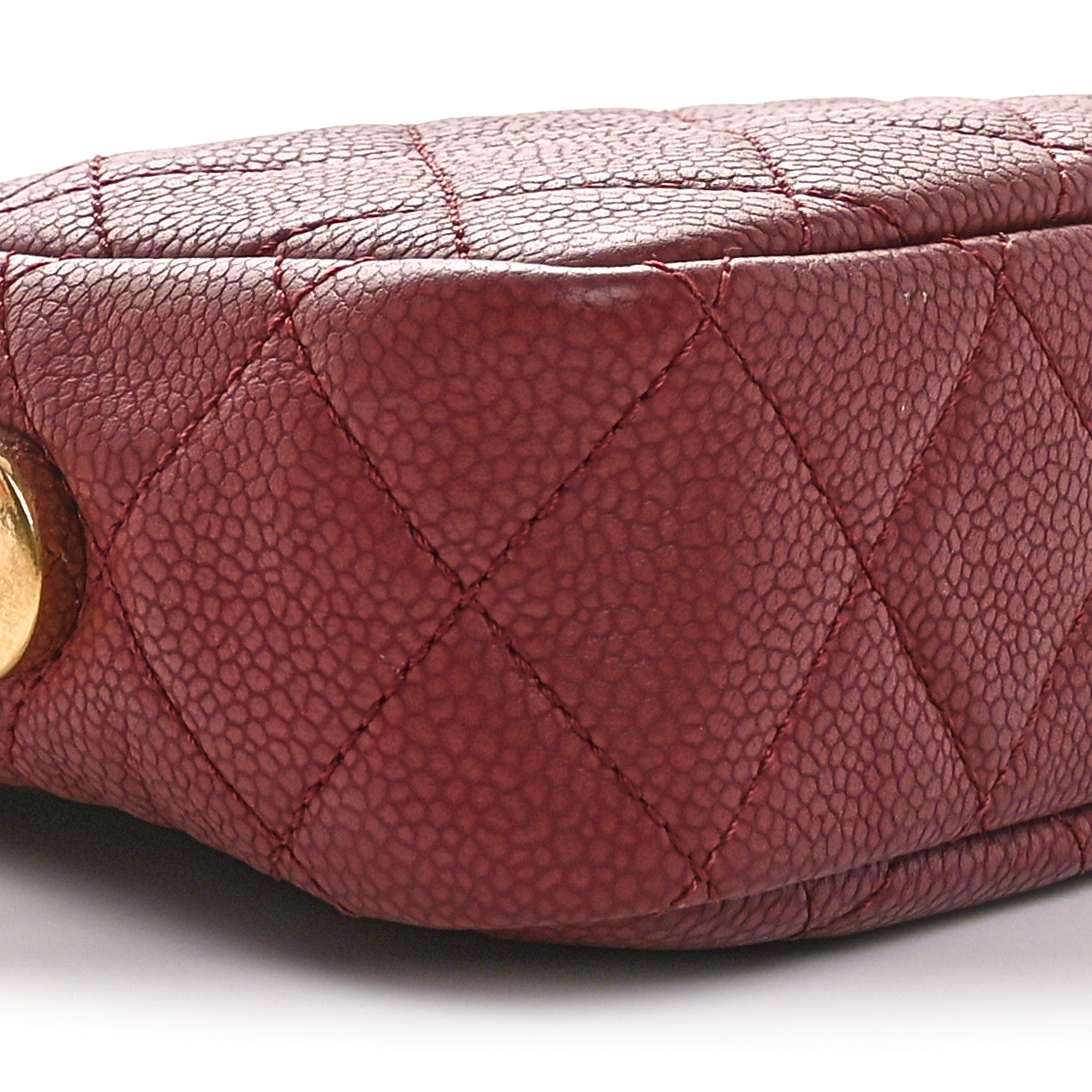 Chanel Caviar Quilted Mini Coco Tassel Camera Case Burgundy 9 of 10