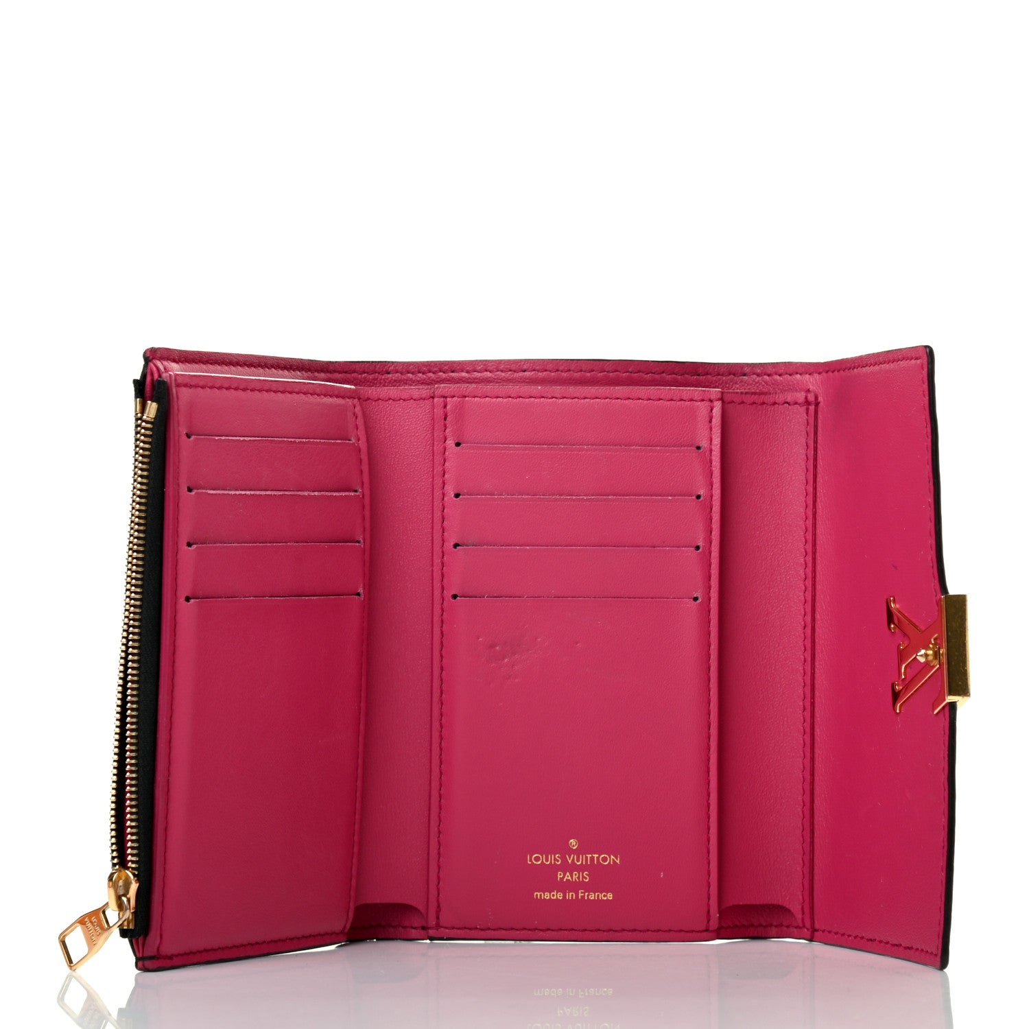 Louis Vuitton Taurillon Capucines Compact Wallet Black 4 of 6
