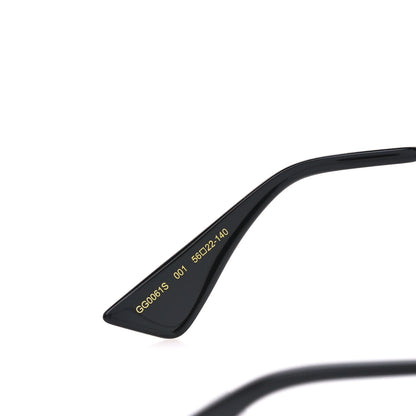 Gucci Metal Round Frame Sunglasses GG0061S Black 5 of 8