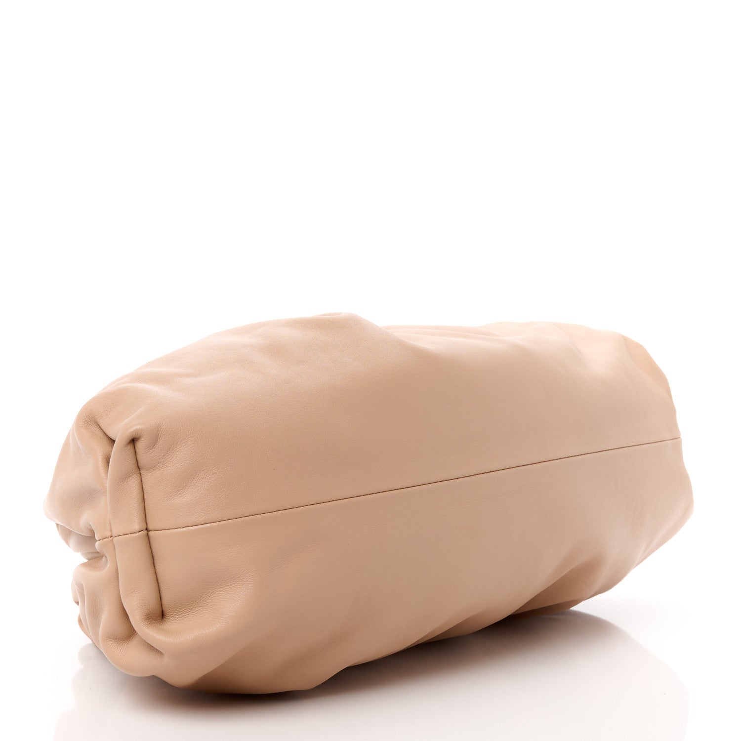 Bottega Veneta Smooth Butter Calf The Pouch Oversized Clutch Nude 4 of 11