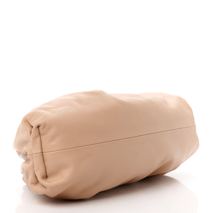 Bottega Veneta Smooth Butter Calf The Pouch Oversized Clutch Nude 4 of 11