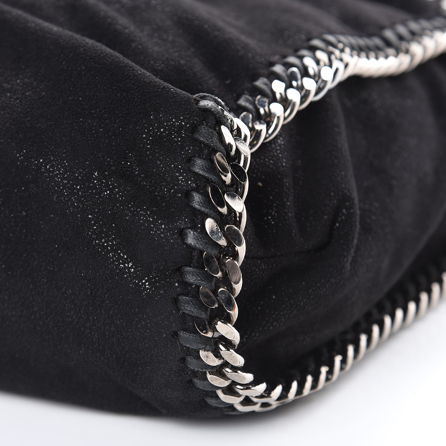 Stella McCartney Shaggy Deer Big Falabella Tote Black 9 of 12