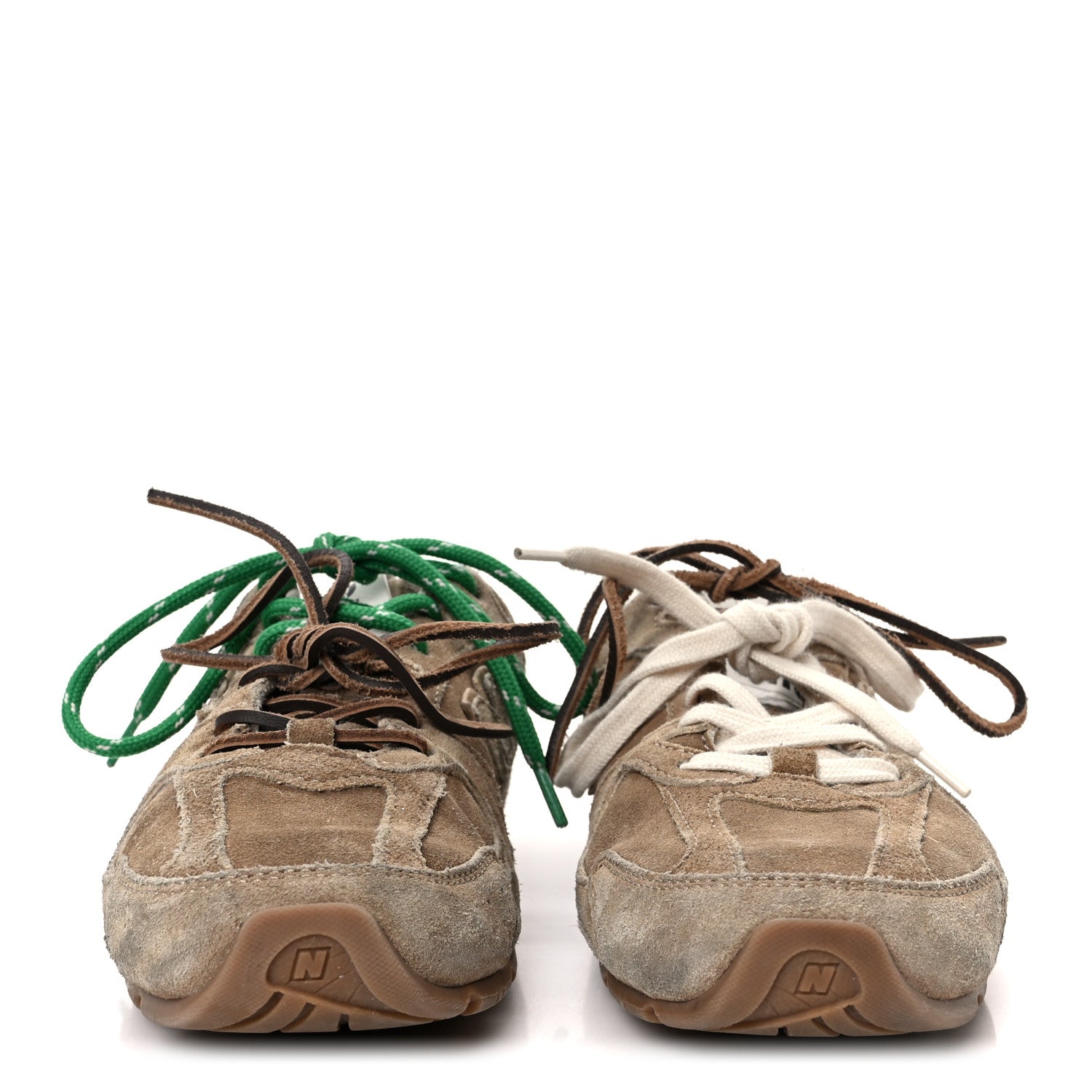 Miu Miu X NEW BALANCE Suede 530 SL Sneakers 38 Ecru 3 of 10
