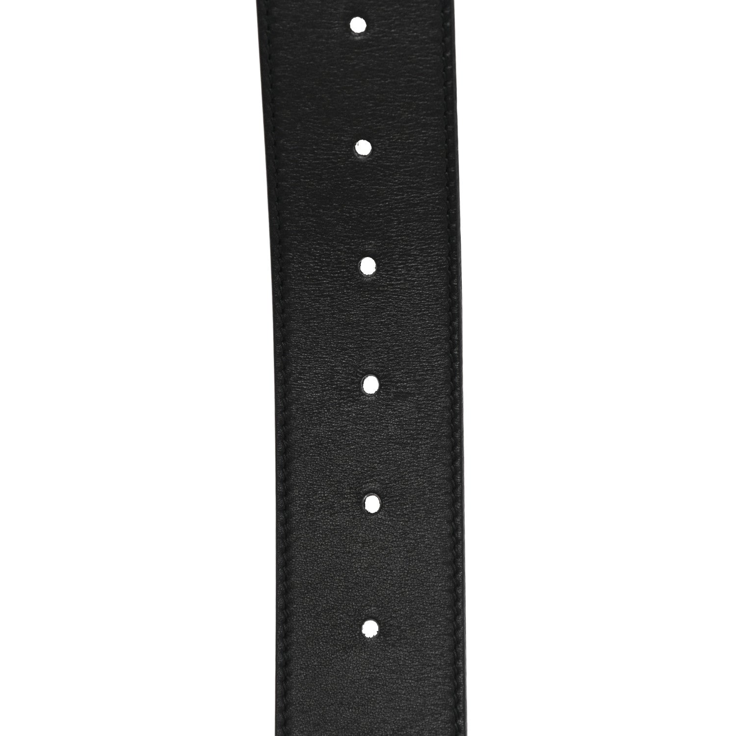 Gucci Moon Calfskin Pearl Double G 40mm Belt 85 34 Black Cream 5 of 6