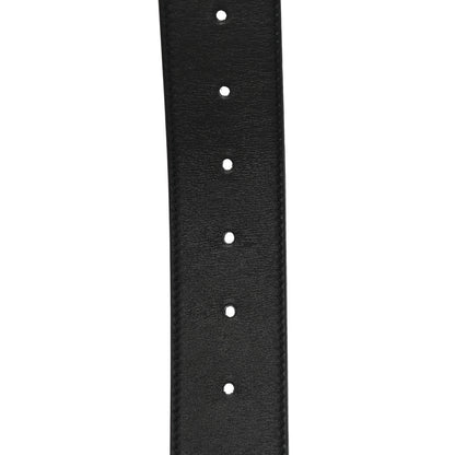 Gucci Moon Calfskin Pearl Double G 40mm Belt 85 34 Black Cream 5 of 6