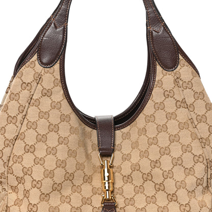 Gucci Monogram Calfskin Medium Mercato Tote Sand Dark Brown 8 of 10