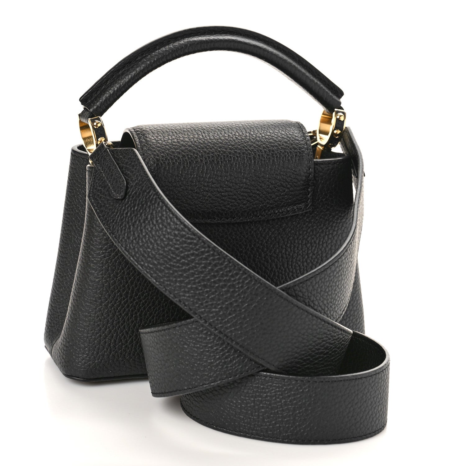 Louis Vuitton Taurillon Mini Capucines Black 3 of 7