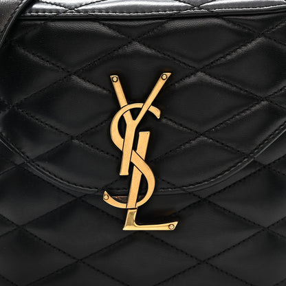 Saint Laurent Lambskin Matelasse Monogram June Box Bag Black 7 of 9