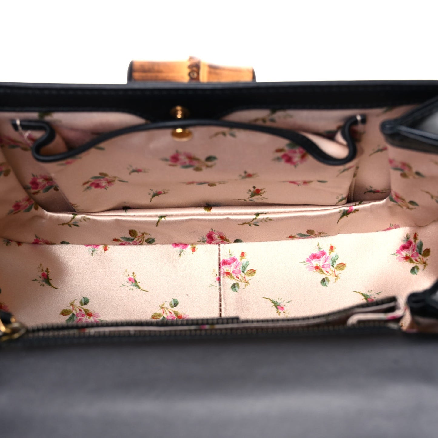 Calfskin Plexiglass Medium Classic 2 Top Handle Bag Black