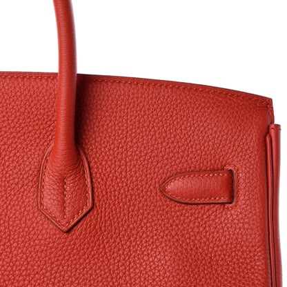 Hermes Togo Birkin 35 Vermillion 10 of 29