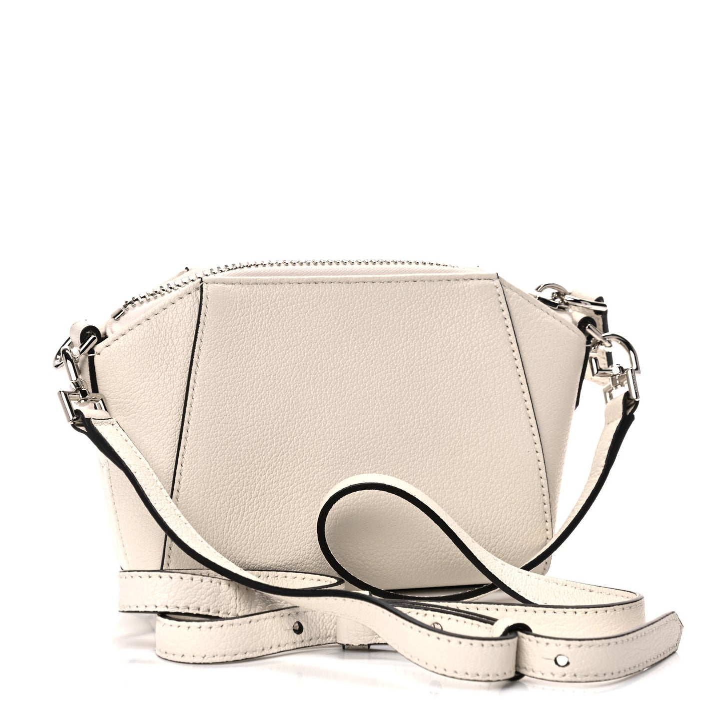 Sugar Goatskin Nano Antigona Ivory