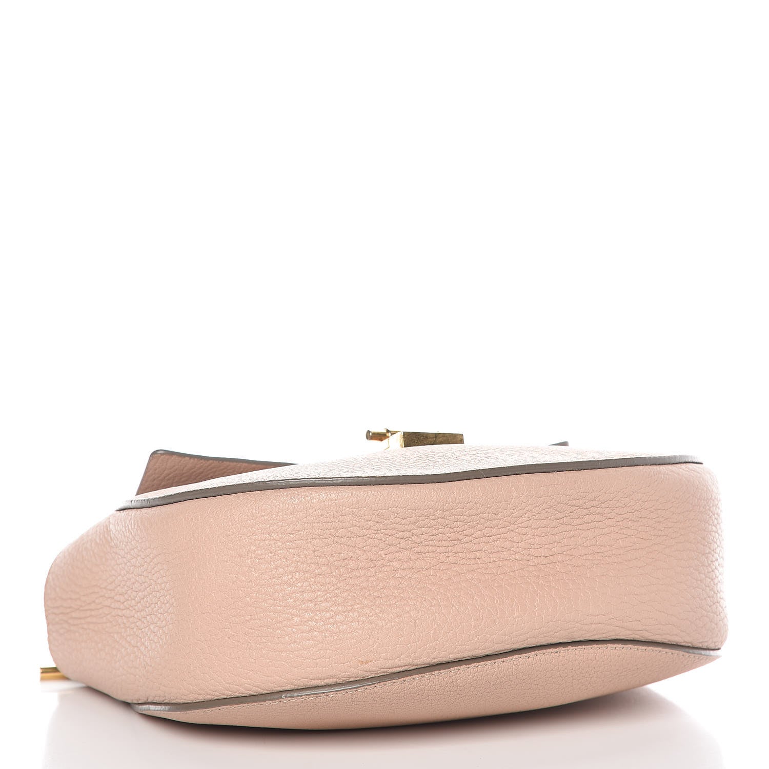 Chloe Grained Goatskin Drew Shoulder Bag Biscotti Beige 4 of 13