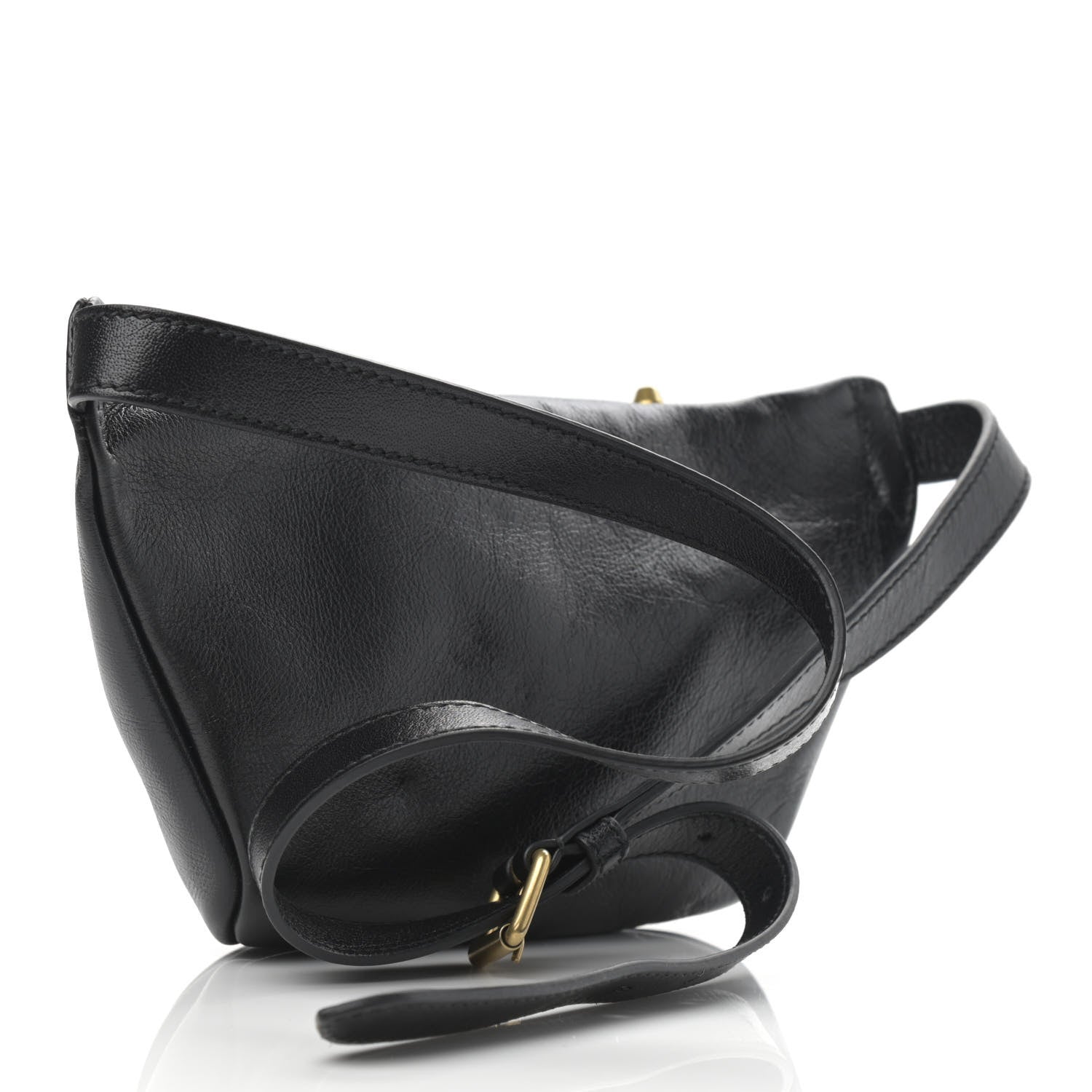 Gucci Calfskin Ophidia Studs Belt Bag Black 3 of 10