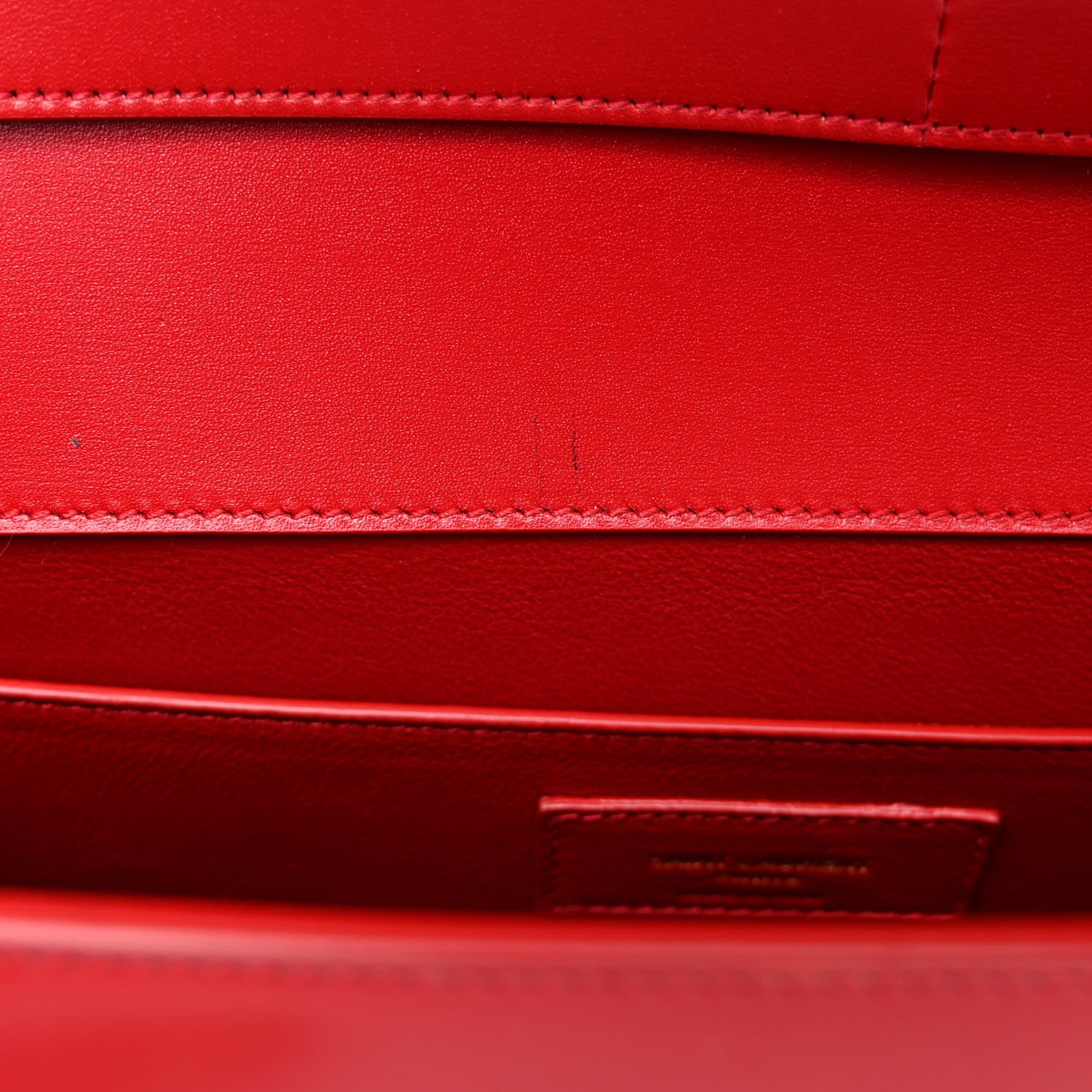 Saint Laurent Smooth Calfskin Manhattan Shoulder Bag Rouge Eros 10 of 10