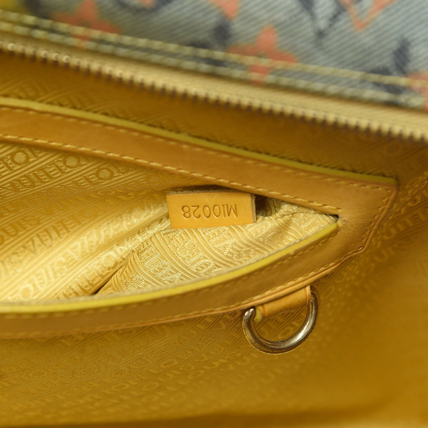 Monogram Pulp Defile Weekender PM Yellow