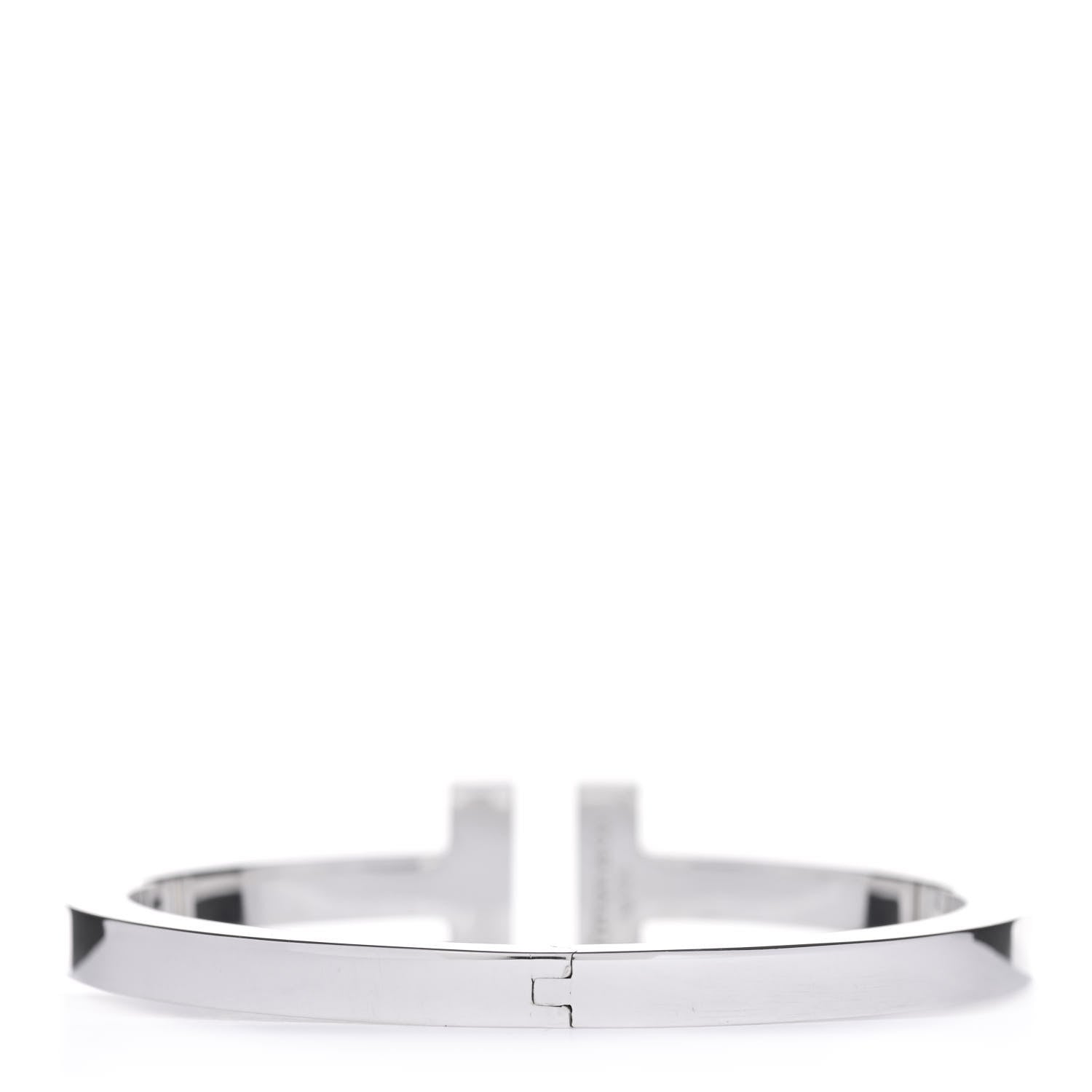 Tiffany Sterling Silver T Square Bracelet 3 of 5