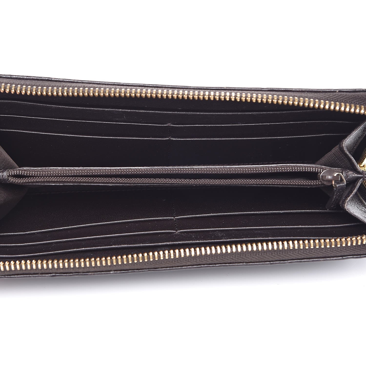 Gucci Guccissima Vitello Tender Donna Long Wallet Testa di Moro 5 of 12