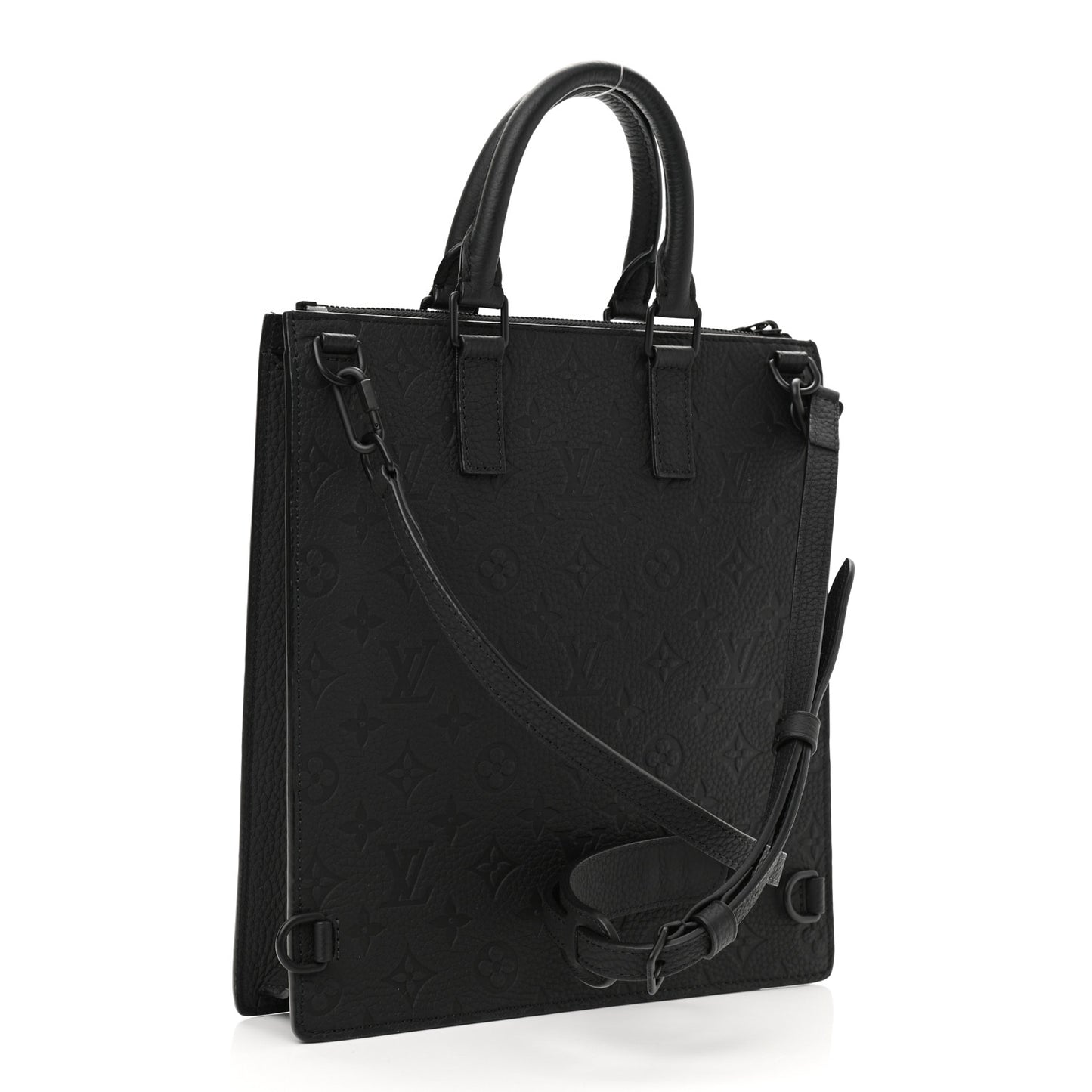 Taurillon Monogram Sac Plat Messenger Black